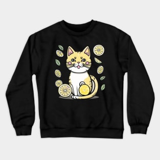 Vitamin c cat Crewneck Sweatshirt